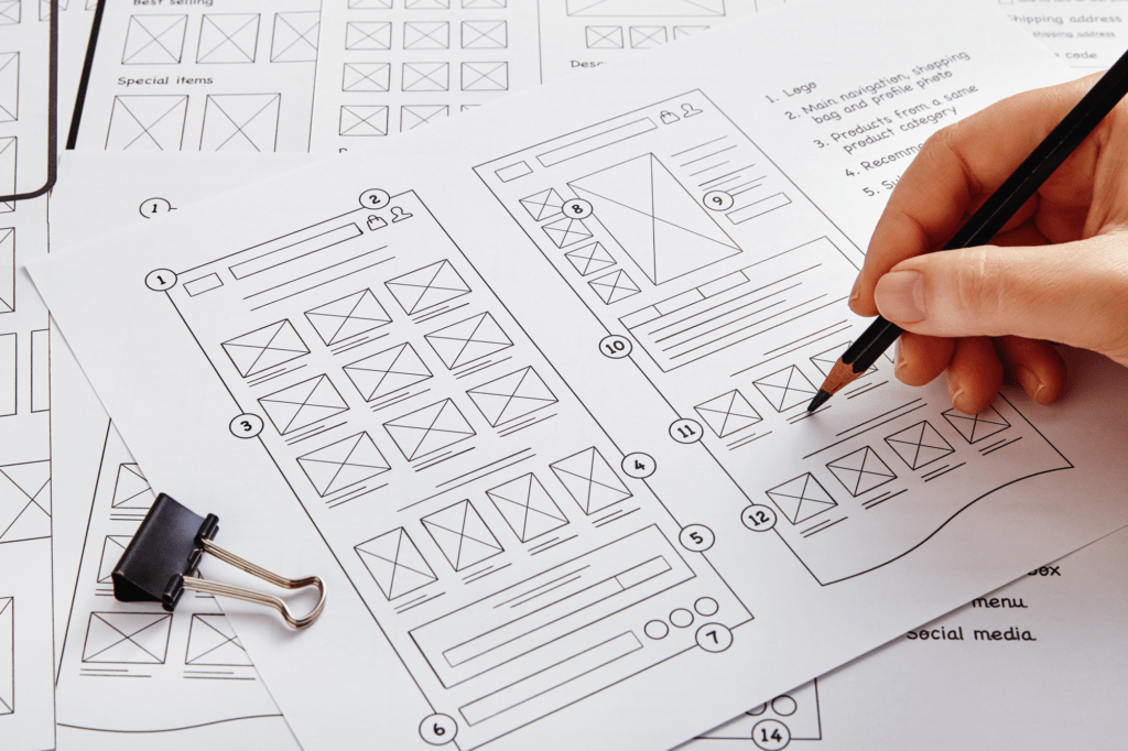 c137medien wireframe visualisierung planung und beratung